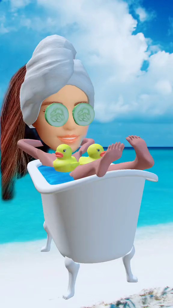  芭比沙滩泡澡 #芭比娃娃 #芭比 #搞笑