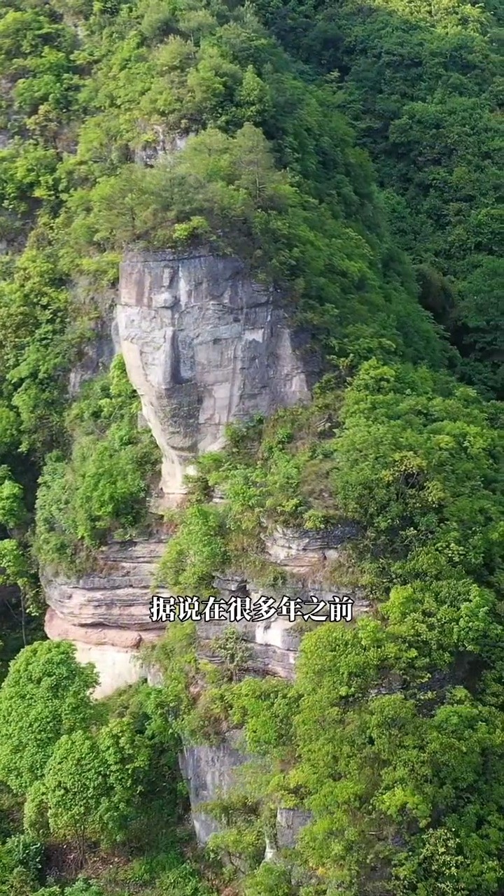 贵州大山发现一个山体大佛，净身高达78米，仅佛头就高达18米，比四川乐山大佛头部还要高出 4米，曾号称是“世界第一大自然石佛”，遗憾的