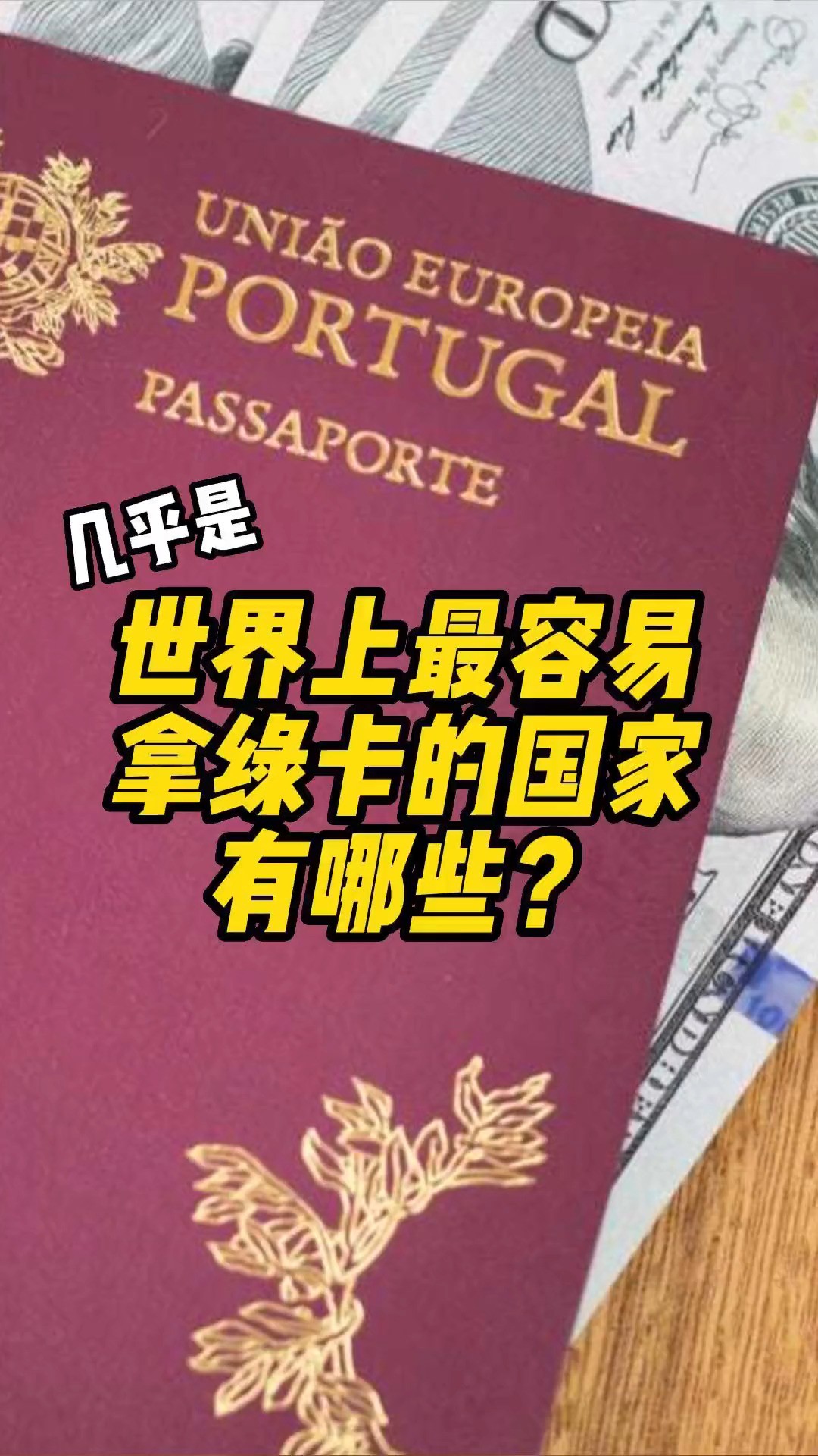 葡萄牙护照解析#移民 #绿卡 #护照 #葡萄牙 #海外身份规划.mp4

