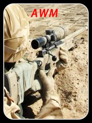 顶级武器：AWM栓动狙击步枪，曾创下世界最远狙杀纪录！
