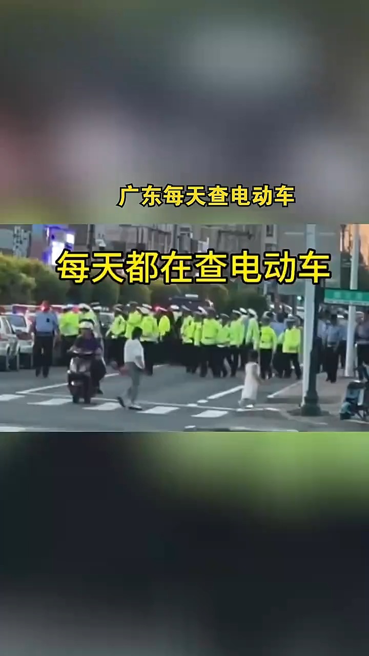 广东每天查电动车