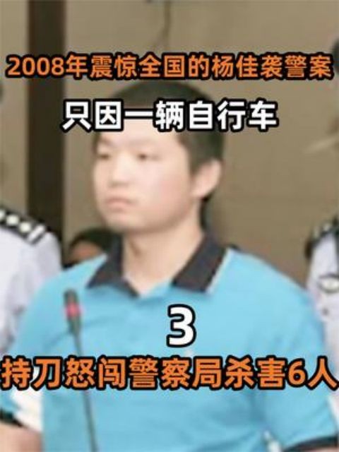  2008年震惊全国的杨佳袭警案,只因一辆自行车,持刀怒闯警察局杀害6人 