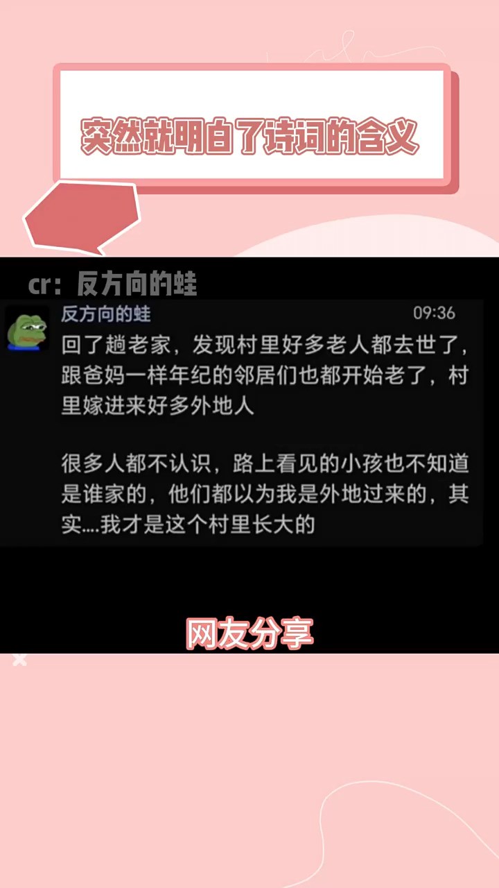 长大了才懂回乡偶书不单单是一首诗 