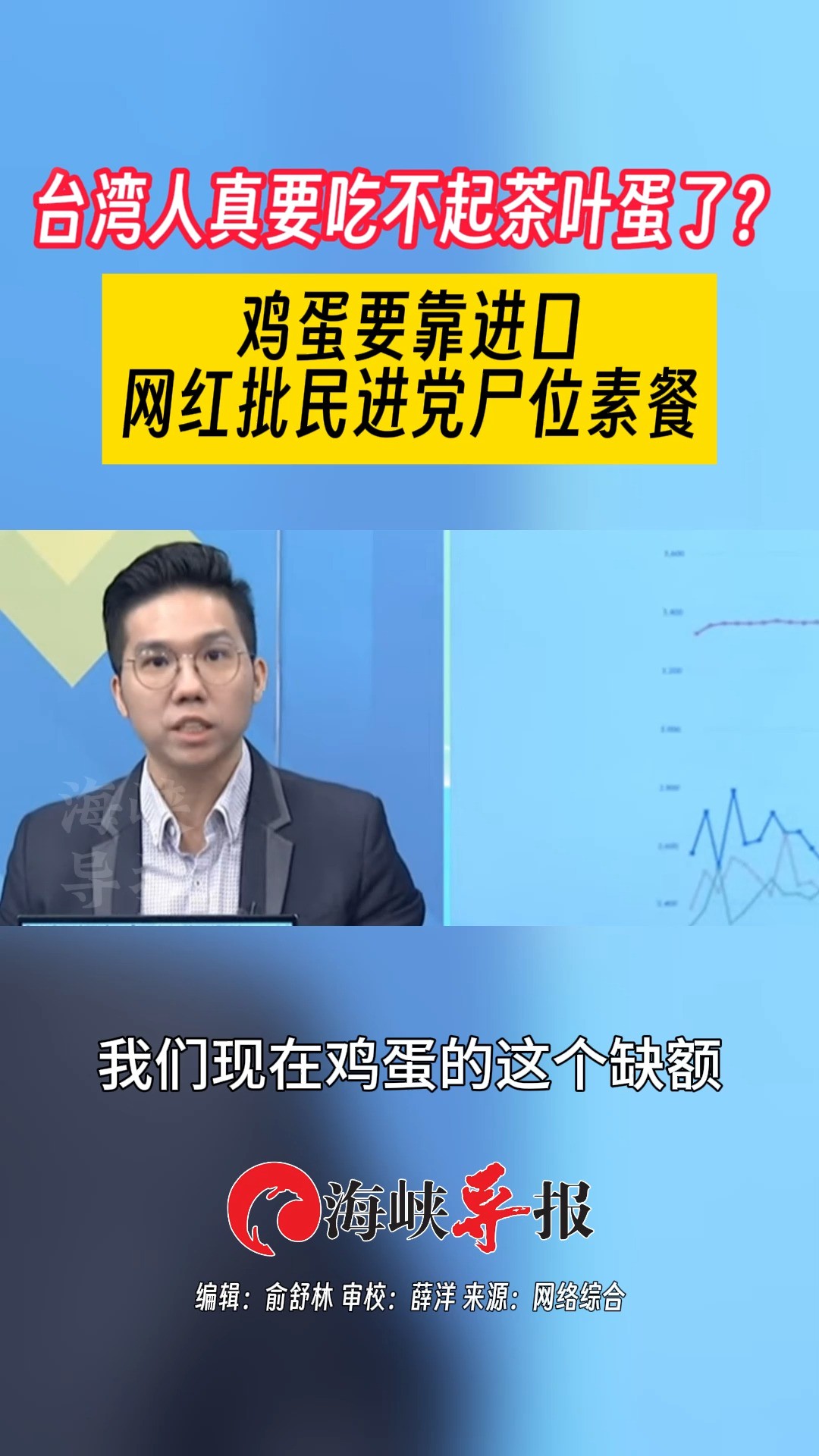 台湾人真要吃不起茶叶蛋了?鸡蛋要靠进口,网红批民进党尸位素餐