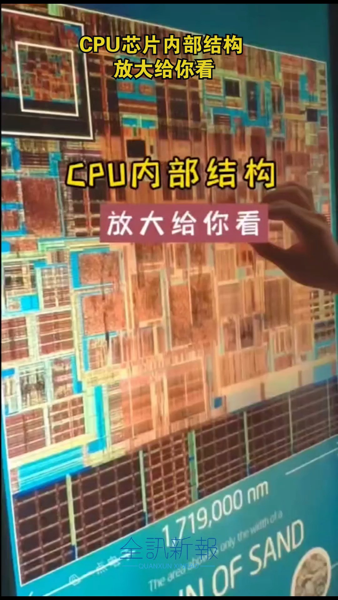 CPU芯片内部结构,放大给你看!