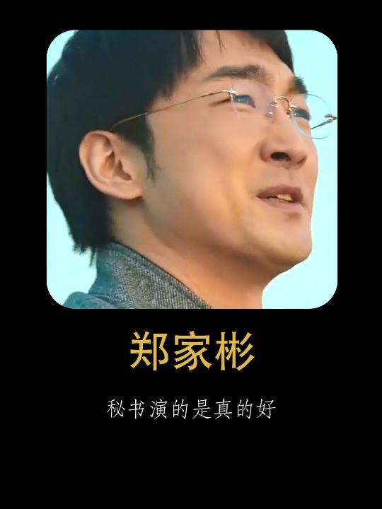 怪不得郑家彬演的王秘书那么好,导演背着他做调查,家里在体制的