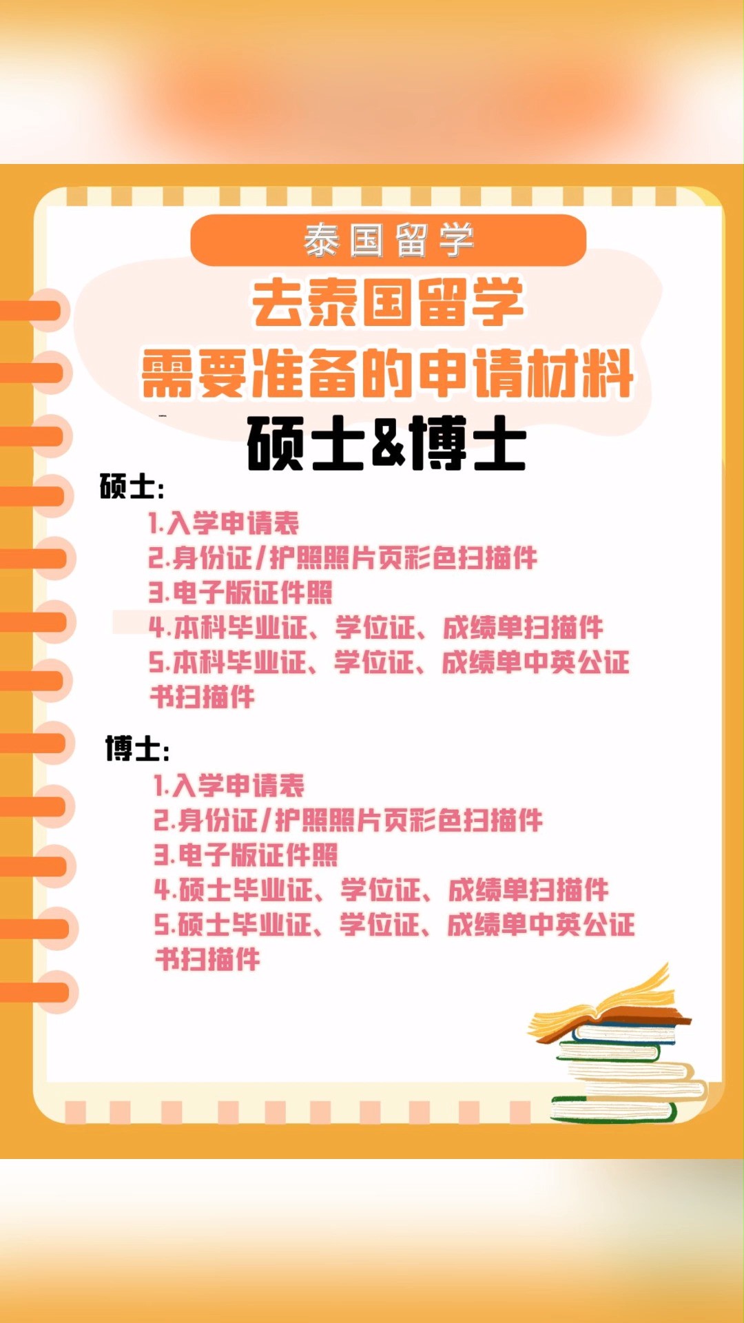 赴泰留学硕、博层次申请材料准备篇~~~#硕士留学 #博士留学申请 