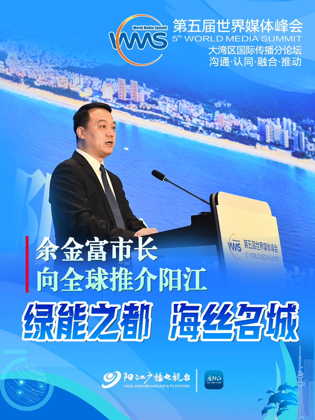 绿能之都 海丝名城!余金富市长向全球推介阳江 