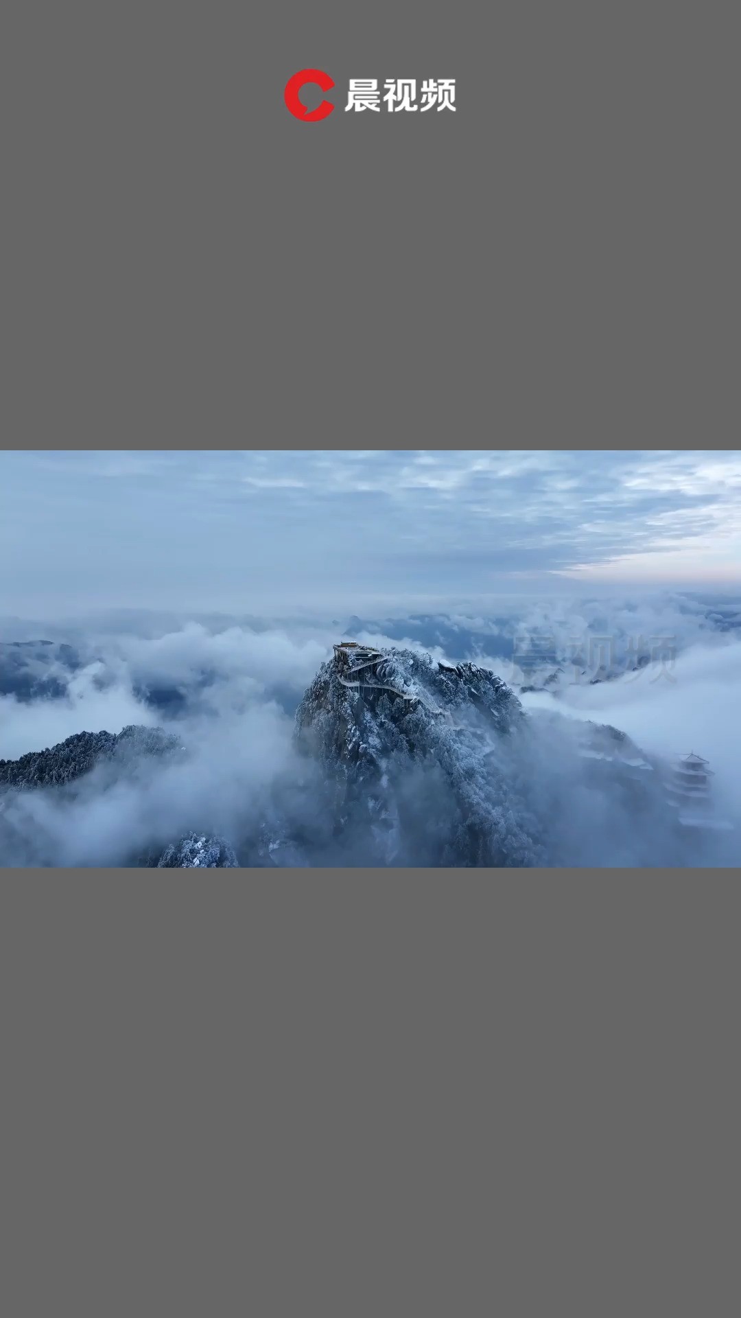 银装素裹万山白!雪后白云山云海翻涌似瑶台仙境