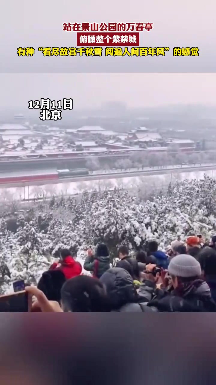 俯瞰整个紫禁城有种“看尽故宫千秋雪,阅遍人间百年风”的感觉