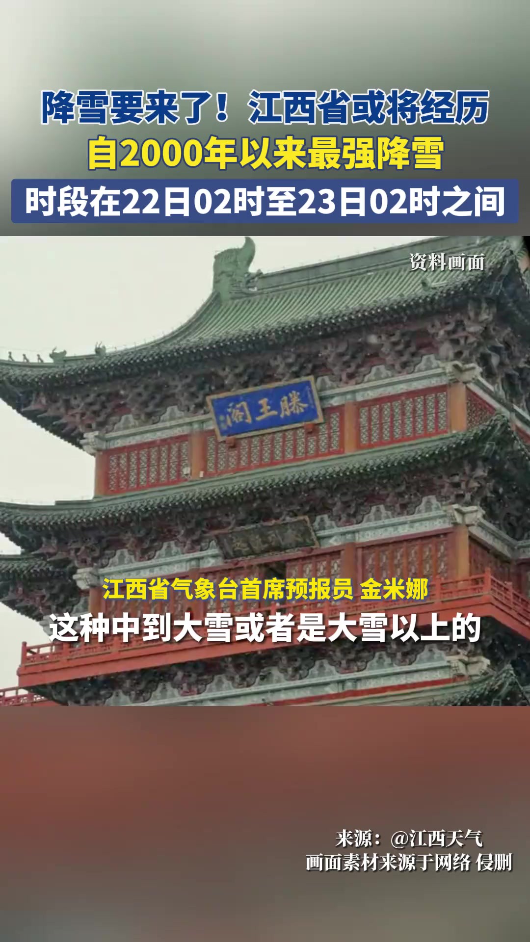 1月21日,江西南昌.降雪要来了!江西省或将经历自2000年以来最强降雪,时段在22日02时至23日02时之间.