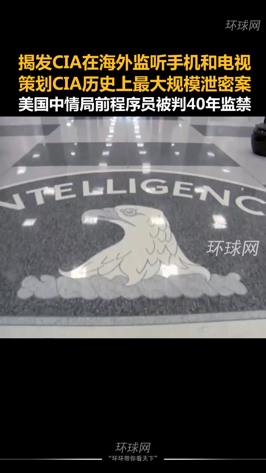 揭发CIA在海外监听手机和电视,策划CIA历史上最大规模泄密案,美国中情局前程序员被判40年监禁