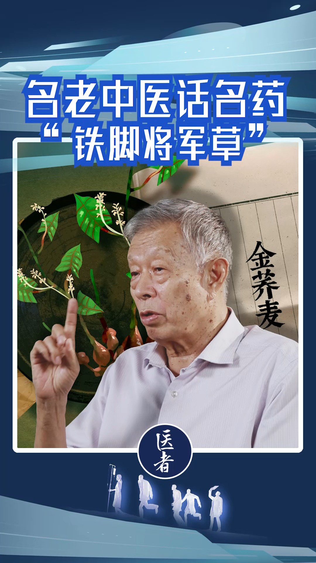 名老中医话名药𐟓– “铁脚将军草”𐟍ƒ#医者 #中医 #名老中医话名药 #中药 