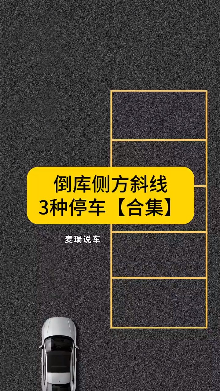 停车合集!倒车入库、侧方停车、斜线入库,1次全学会!#这些汽车知识你知道吗 