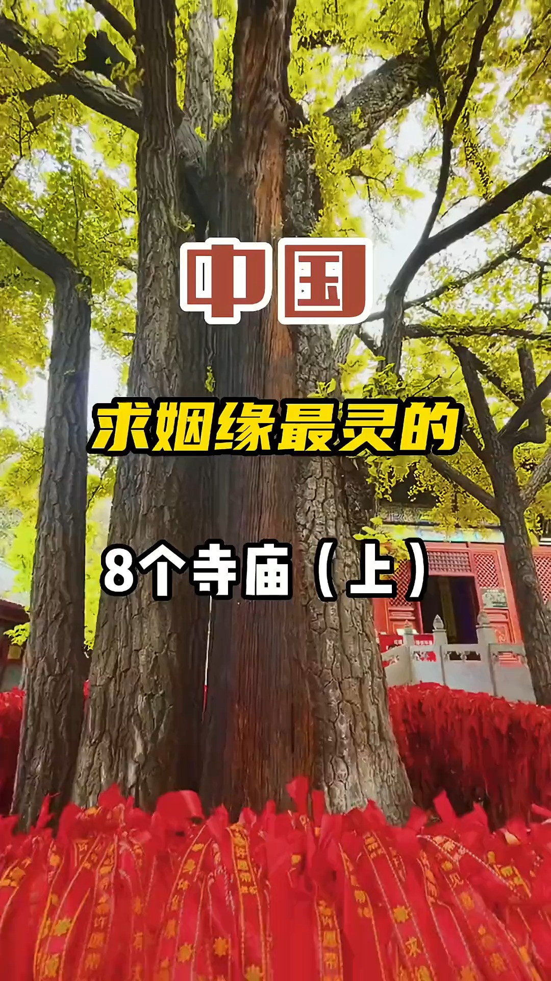 求姻缘最灵的八大寺庙,送给想要脱单的朋友