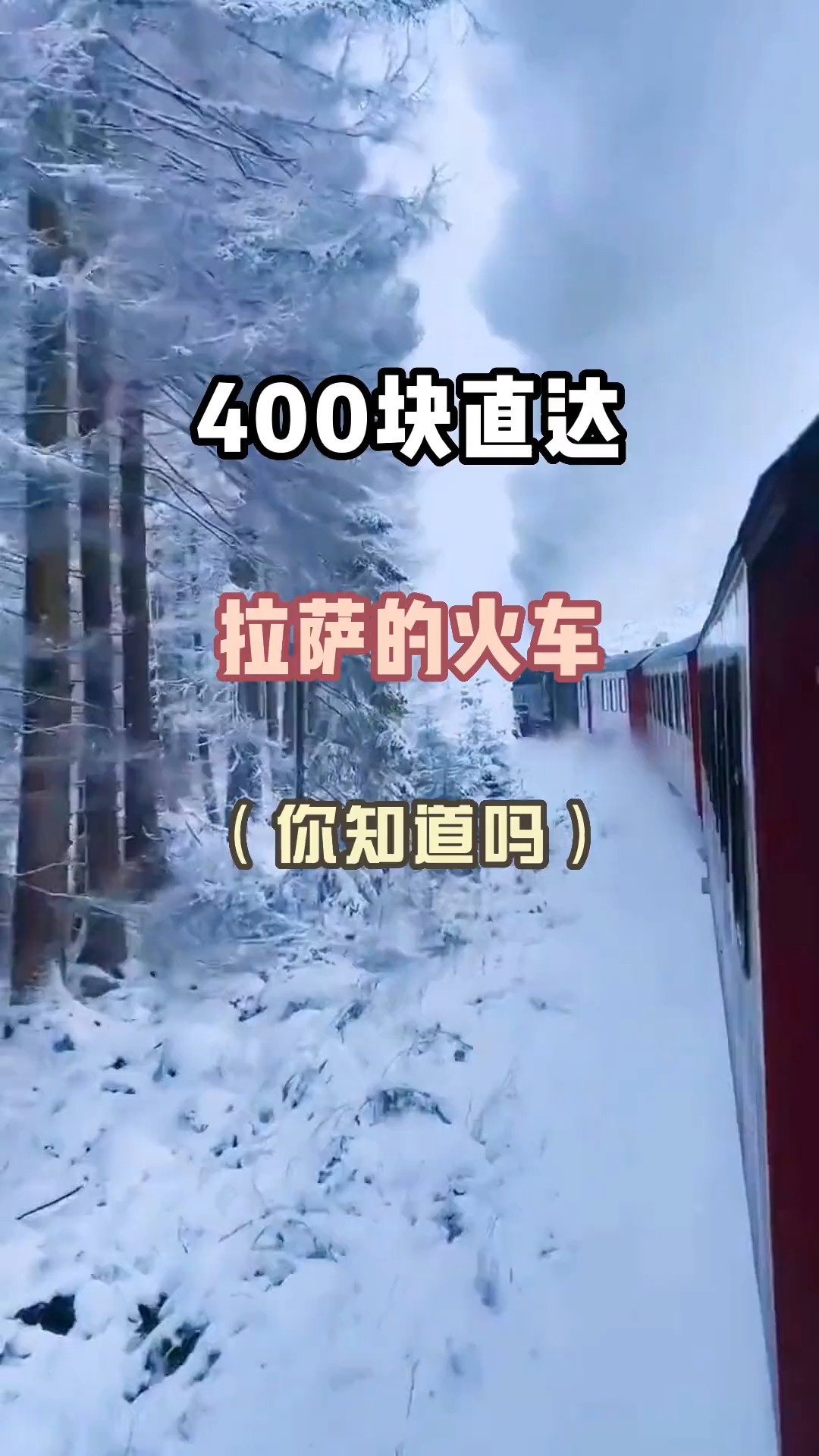 400块直达拉萨的火车你知道吗?#旅行