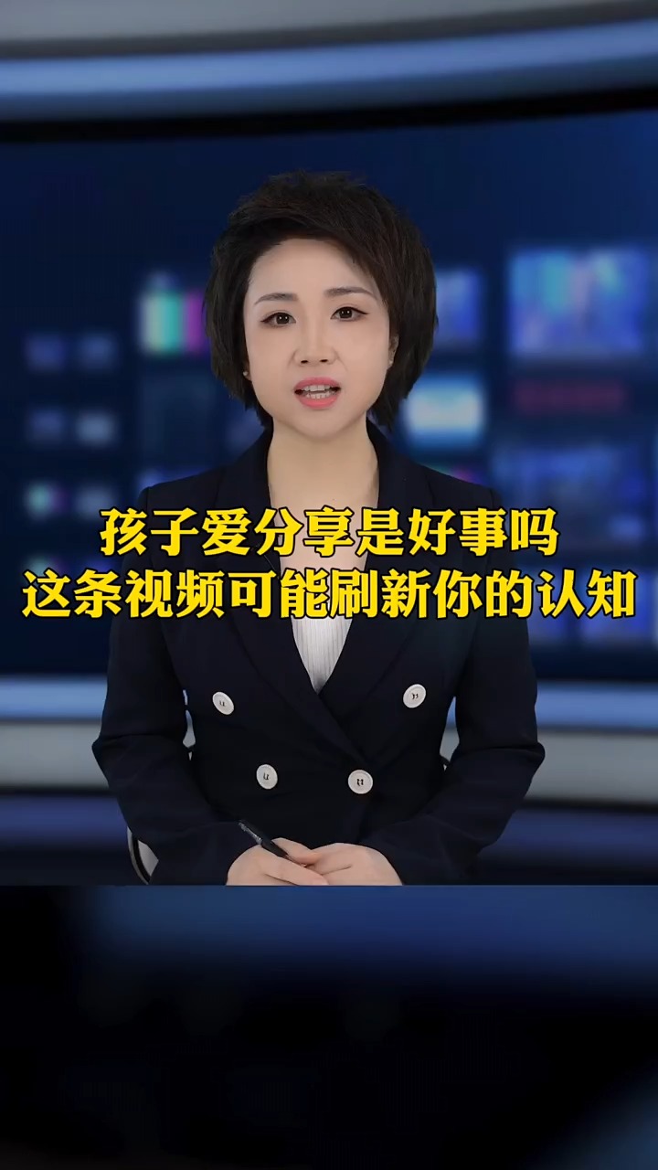 孩子爱分享是好事吗?这条视频可能刷新你的认知